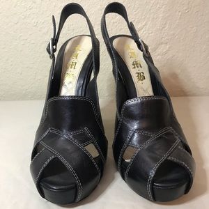 L.A.M.B. vintage-style heels.
